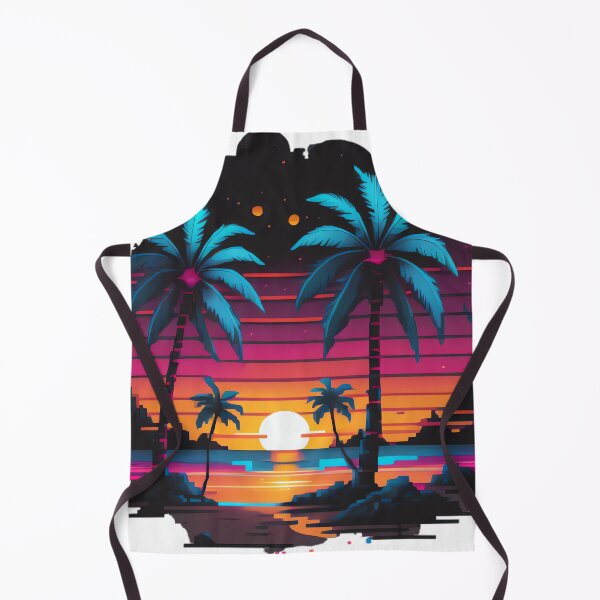 Item preview, Pixelated Sunset Beach designed and sold by michaelolsonciz.