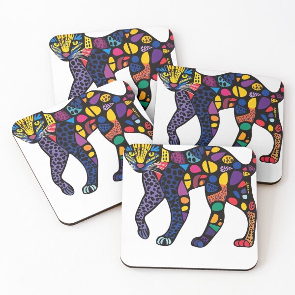 Item preview, Endangered Ocelot Pop Art - Vibrant Abstract Big Cat Art designed and sold by TrendStamps.