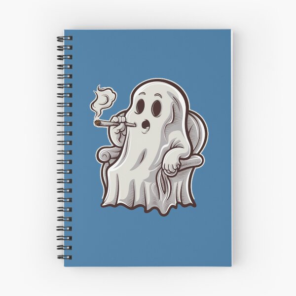 Item preview, A funny weed-smoking ghost designed and sold by NiRia Spot.