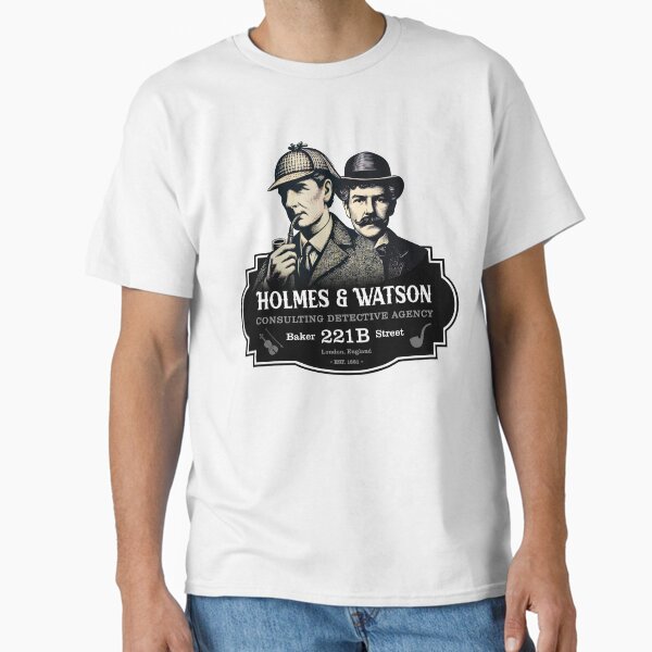 Item preview, Sherlock Holmes & Dr Watson designed and sold by marvelousaesth.