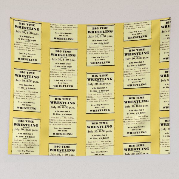 Item preview, Big Time Wrestling 1971 designed and sold by JoezPlace.