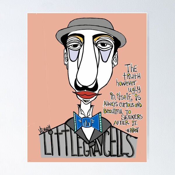 Hercule Poirot on The Truth Poster