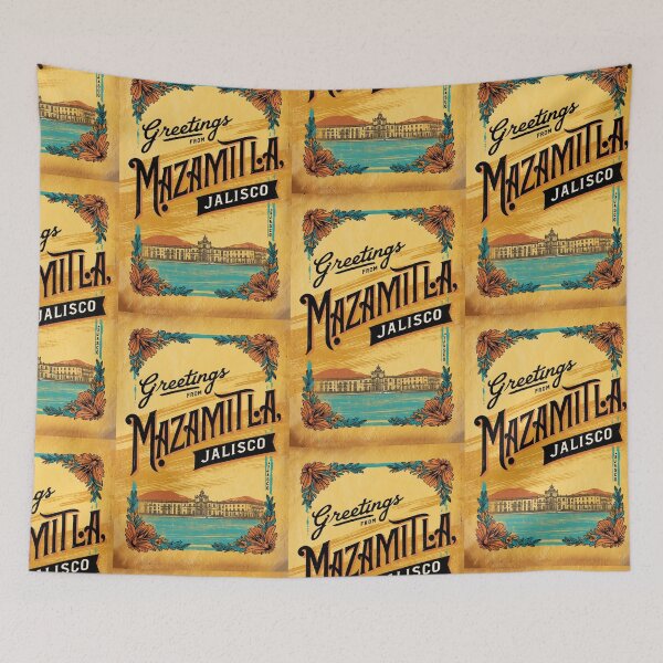 Item preview, Mazamitla Jalisco Mexico Magic Town Postcard Vintage Travel designed and sold by TravelPostcardGems.