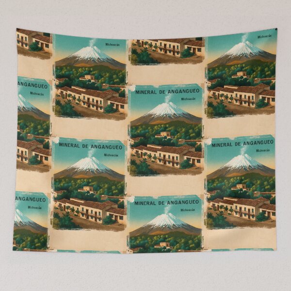 Item preview, Mineral de Angangueo Michoacan Mexico Magic Town Postcard Vintage Travel designed and sold by TravelPostcardGems.