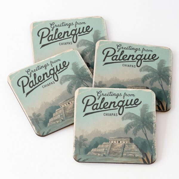 Item preview, Palenque Chiapas Mexico Magic Town Postcard Vintage Travel designed and sold by TravelPostcardGems.