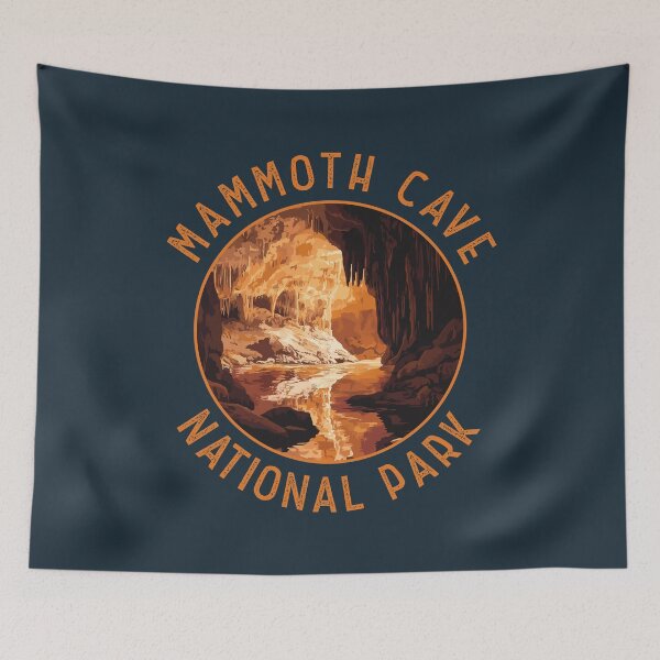 Item preview, Mammoth Cave National Park Retro Distressed Circle designed and sold by KrisSidDesigns.