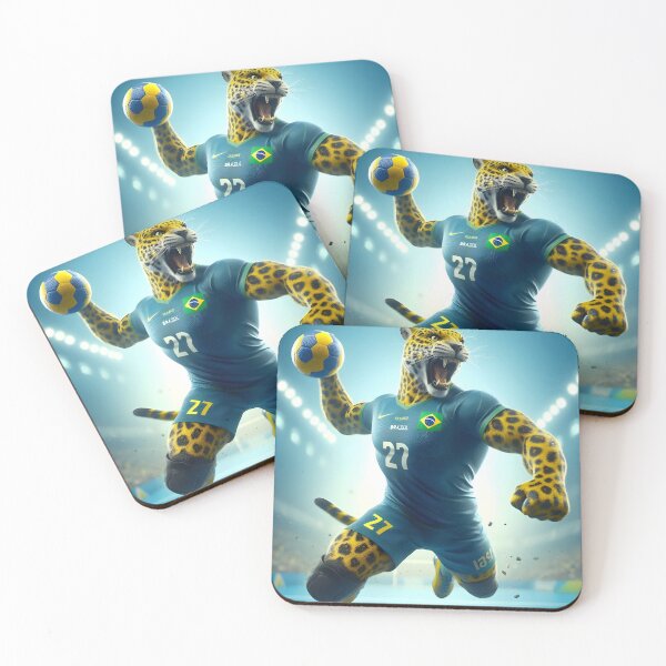 Item preview,  Brazil Athlete Jaguar Olympics designed and sold by GalleryBrisArt.