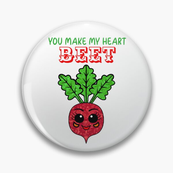 Item preview, You Make My Heart Beat Beet Pun designed and sold by Sartoris Art.