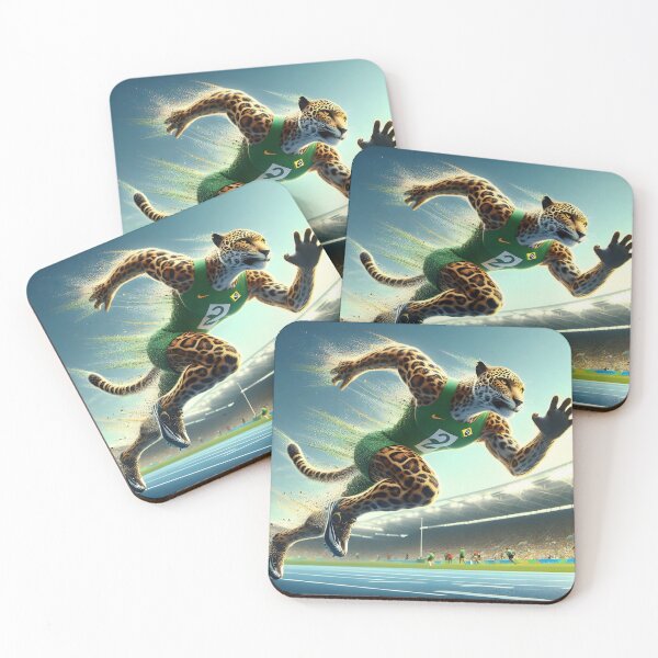 Item preview,  Brazil Athlete Jaguar Olympics designed and sold by GalleryBrisArt.