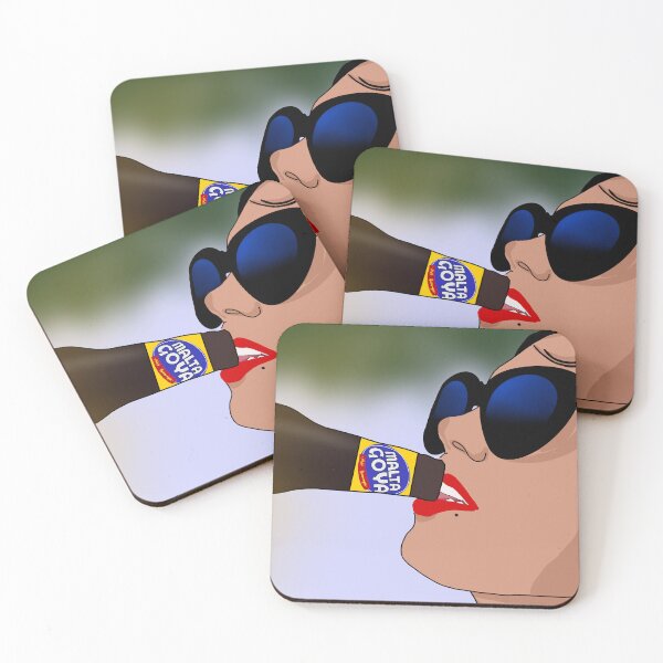 Item preview, Girl Drinking a Malta designed and sold by chaycreates.