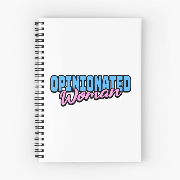 Item preview, Opinionated Woman. Bold Pink And Blue Womans designed and sold by PMCreative.