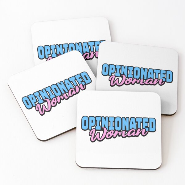 Item preview, Opinionated Woman. Bold Pink And Blue Womans designed and sold by PMCreative.