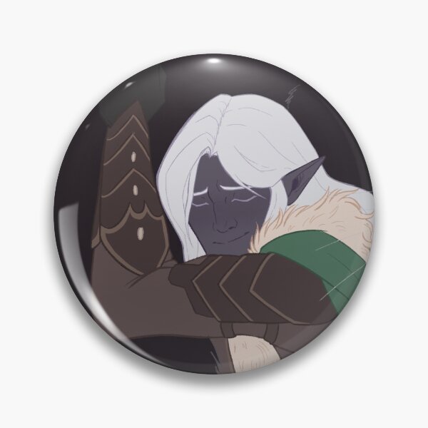 Item preview, Drizzt & Guenhwyvar designed and sold by nauticalfeline.