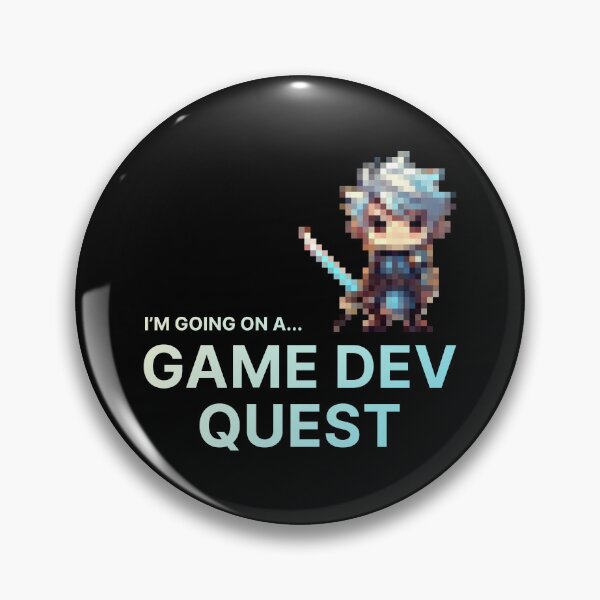 Item preview, I'm Going on a Game Dev Quest designed and sold by darkskygear.