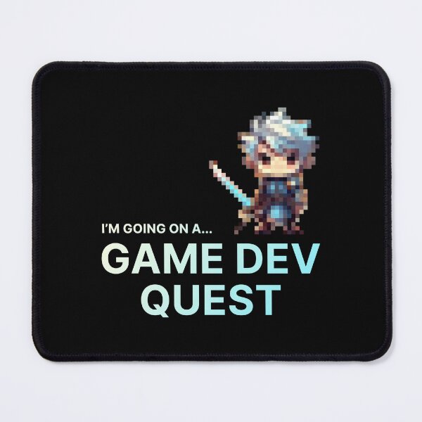 Item preview, I'm Going on a Game Dev Quest designed and sold by darkskygear.