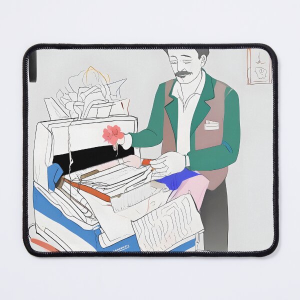 Item preview, Walter Benjamin In Love With A Printer designed and sold by Emmanuel Lagrange Paquet.