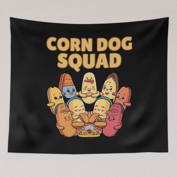 Item preview, corn Dog squad designed and sold by belladesign7.
