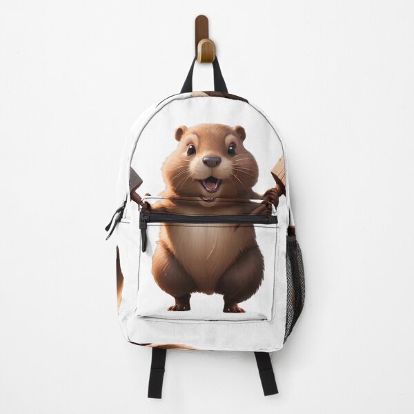 Item preview, cute funny beaver designed and sold by Capacitor-Ant.