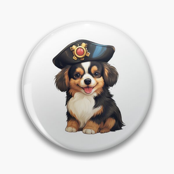 Item preview, Kawaii Pirate Dangerous Rough Caribbean Dog Jack Sparrow Animal designed and sold by SMARTKIT  DESIGNAGENCY.