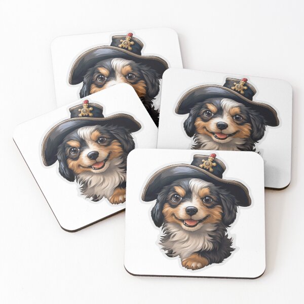 Item preview, Kawaii Pirate Dangerous Rough Caribbean Dog Jack Sparrow Animal designed and sold by SMARTKIT  DESIGNAGENCY.