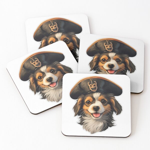 Item preview, Kawaii Pirate Dangerous Rough Caribbean Dog Jack Sparrow Animal designed and sold by SMARTKIT  DESIGNAGENCY.