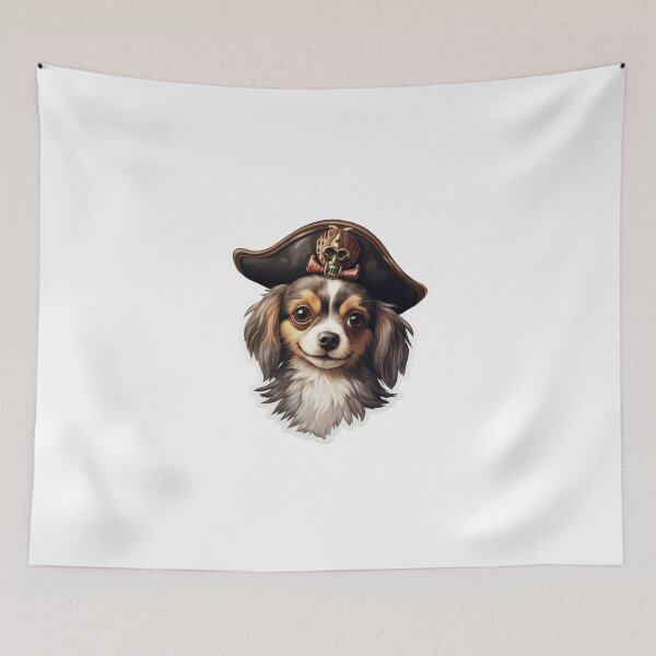 Item preview, Kawaii Pirate Dangerous Rough Caribbean Dog Jack Sparrow Animal designed and sold by SMARTKIT  DESIGNAGENCY.