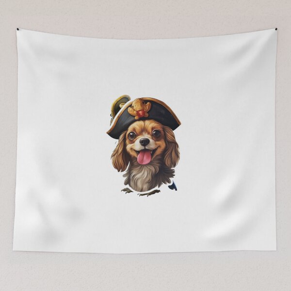 Item preview, Kawaii Pirate Dangerous Rough Caribbean Dog Jack Sparrow Animal designed and sold by SMARTKIT  DESIGNAGENCY.