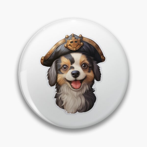 Item preview, Kawaii Pirate Dangerous Rough Caribbean Dog Jack Sparrow Animal designed and sold by SMARTKIT  DESIGNAGENCY.