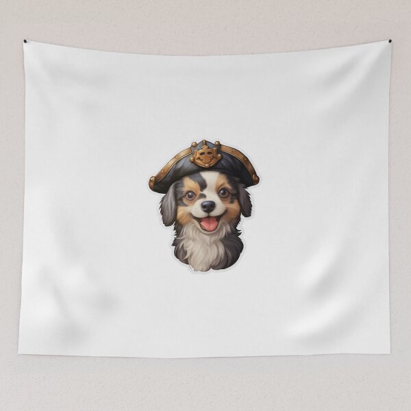 Item preview, Kawaii Pirate Dangerous Rough Caribbean Dog Jack Sparrow Animal designed and sold by SMARTKIT  DESIGNAGENCY.