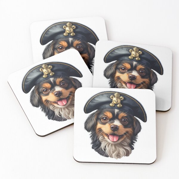 Item preview, Kawaii Pirate Dangerous Rough Caribbean Dog Jack Sparrow Animal designed and sold by SMARTKIT  DESIGNAGENCY.