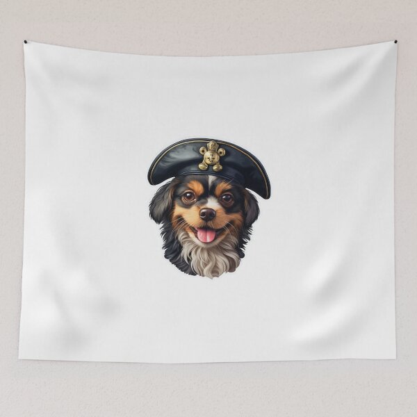 Item preview, Kawaii Pirate Dangerous Rough Caribbean Dog Jack Sparrow Animal designed and sold by SMARTKIT  DESIGNAGENCY.