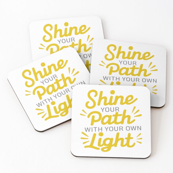 Item preview, Shine Your Path with Your Own Light Motivational Quote designed and sold by markymaarty.