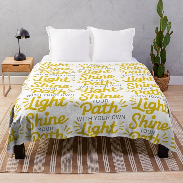 Item preview, Shine Your Path with Your Own Light Motivational Quote designed and sold by markymaarty.