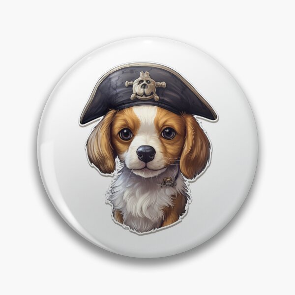 Item preview, Kawaii Pirate Dangerous Rough Caribbean Dog Jack Sparrow Animal designed and sold by SMARTKIT  DESIGNAGENCY.