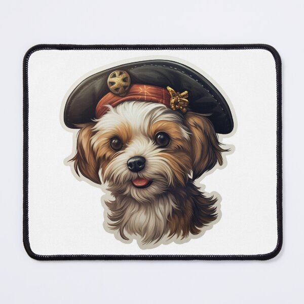 Item preview, Kawaii Pirate Dangerous Rough Caribbean Dog Jack Sparrow Animal designed and sold by SMARTKIT DESIGNAGENCY.