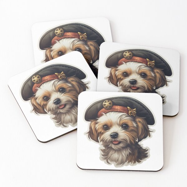 Item preview, Kawaii Pirate Dangerous Rough Caribbean Dog Jack Sparrow Animal designed and sold by SMARTKIT  DESIGNAGENCY.