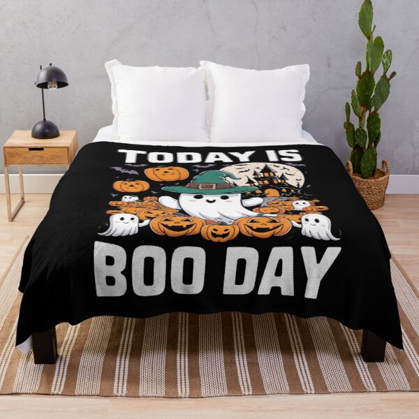 Item preview, Today Is Boo Day Halloween Ghost Pumpkin Witch Spooky designed and sold by Hananiah Merch.