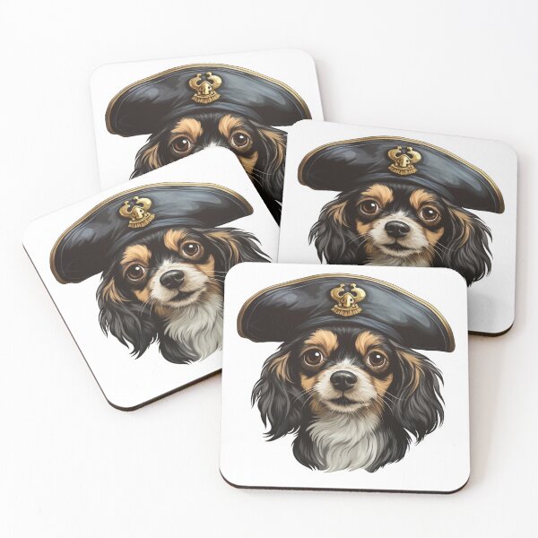 Item preview, Kawaii Pirate Dangerous Rough Caribbean Dog Jack Sparrow Animal designed and sold by SMARTKIT  DESIGNAGENCY.