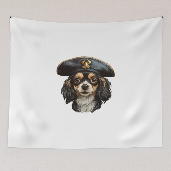 Item preview, Kawaii Pirate Dangerous Rough Caribbean Dog Jack Sparrow Animal designed and sold by SMARTKIT  DESIGNAGENCY.