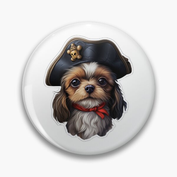 Item preview, Kawaii Pirate Dangerous Rough Caribbean Dog Jack Sparrow Animal designed and sold by SMARTKIT  DESIGNAGENCY.