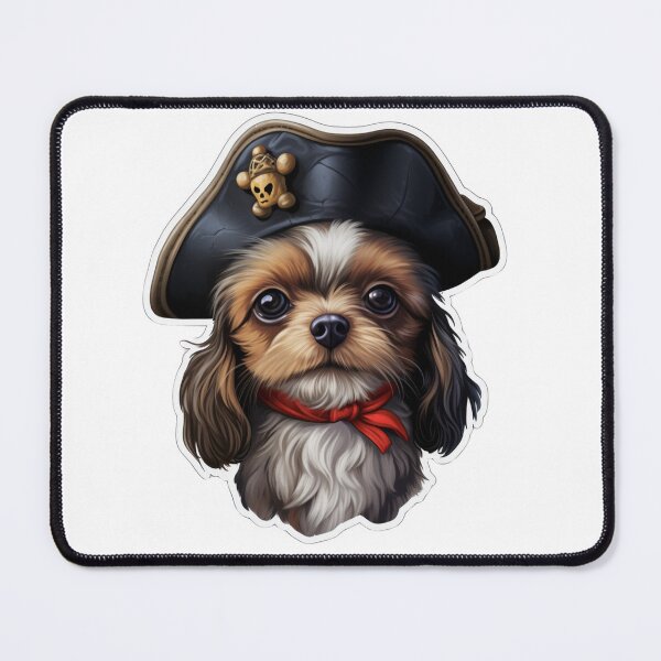 Item preview, Kawaii Pirate Dangerous Rough Caribbean Dog Jack Sparrow Animal designed and sold by SMARTKIT  DESIGNAGENCY.