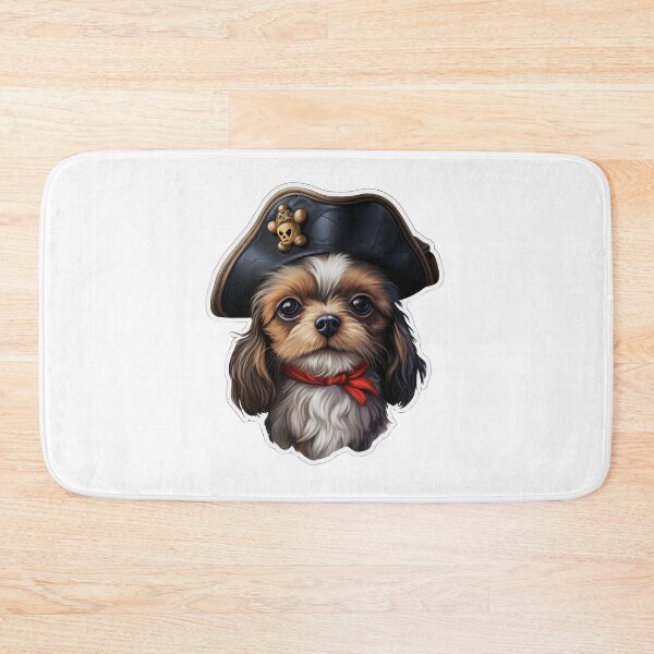 Item preview, Kawaii Pirate Dangerous Rough Caribbean Dog Jack Sparrow Animal designed and sold by SMARTKIT  DESIGNAGENCY.