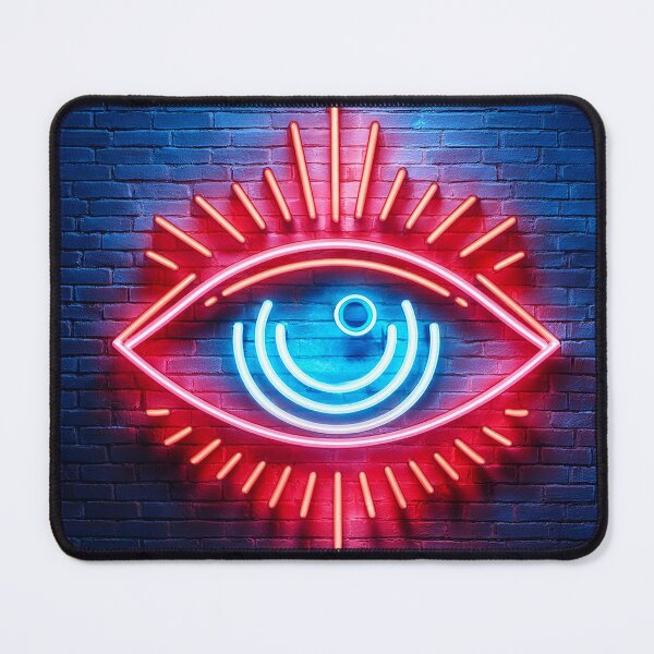 Item preview, All Seeing Eye Neon Sign designed and sold by ArtFactoryAI.