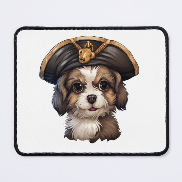 Item preview, Kawaii Pirate Dangerous Rough Caribbean Dog Jack Sparrow Animal designed and sold by SMARTKIT DESIGNAGENCY.