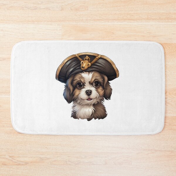 Item preview, Kawaii Pirate Dangerous Rough Caribbean Dog Jack Sparrow Animal designed and sold by SMARTKIT  DESIGNAGENCY.