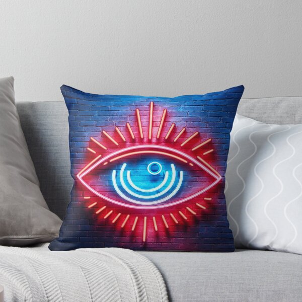 Item preview, All Seeing Eye Neon Sign designed and sold by ArtFactoryAI.
