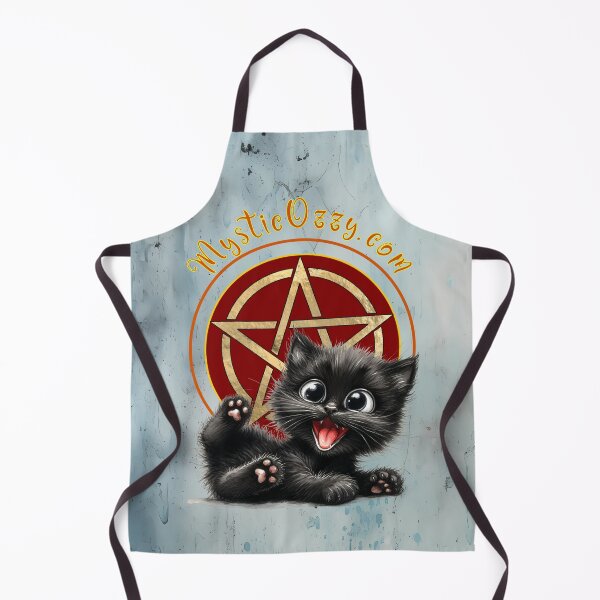 Item preview, Mystic Ozzy Cat With Pentagram designed and sold by MysticOzzy.