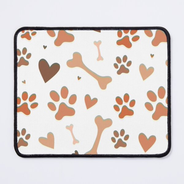 Item preview, Dog bones and paw prints designed and sold by Starfox120.