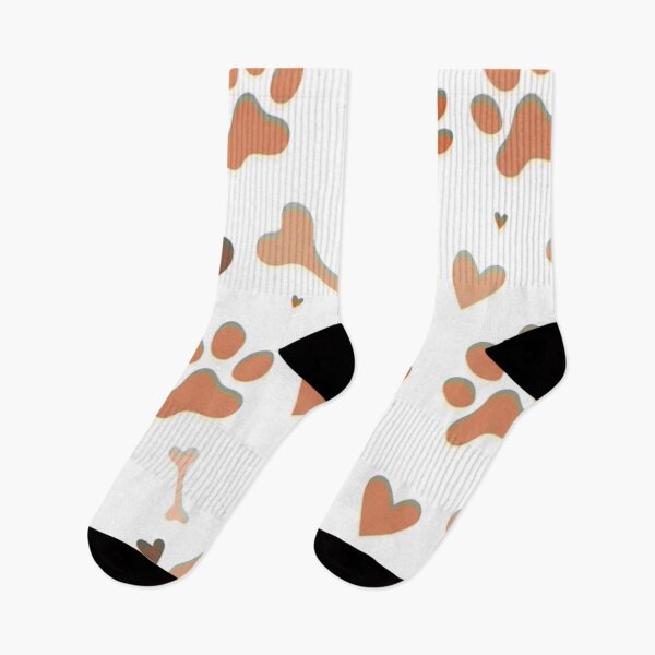 Item preview, Dog bones and paw prints designed and sold by Starfox120.