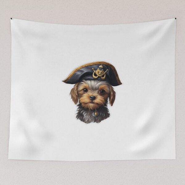 Item preview, Kawaii Pirate Dangerous Rough Caribbean Dog Jack Sparrow Animal designed and sold by SMARTKIT  DESIGNAGENCY.